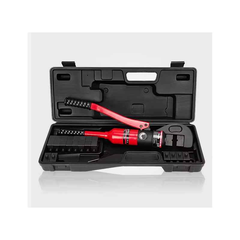 Pince à Sertir Hydraulique Professionnelle - 7 Moules V12 à V28, Tête Rotative 180°, Pour Tuyaux En Cuivre