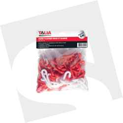 Chaîne plastique rouge et...