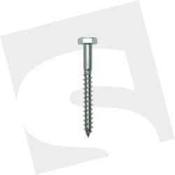 Tirefond acier zingué Tête...